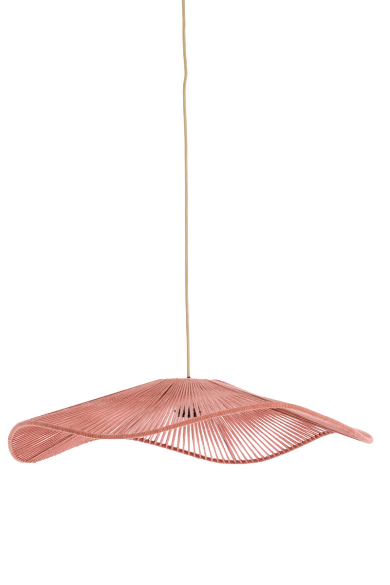 Lámpara rosa con diseño ondulado Light & Living Rafa - Ø 70 cm - Imagen 2