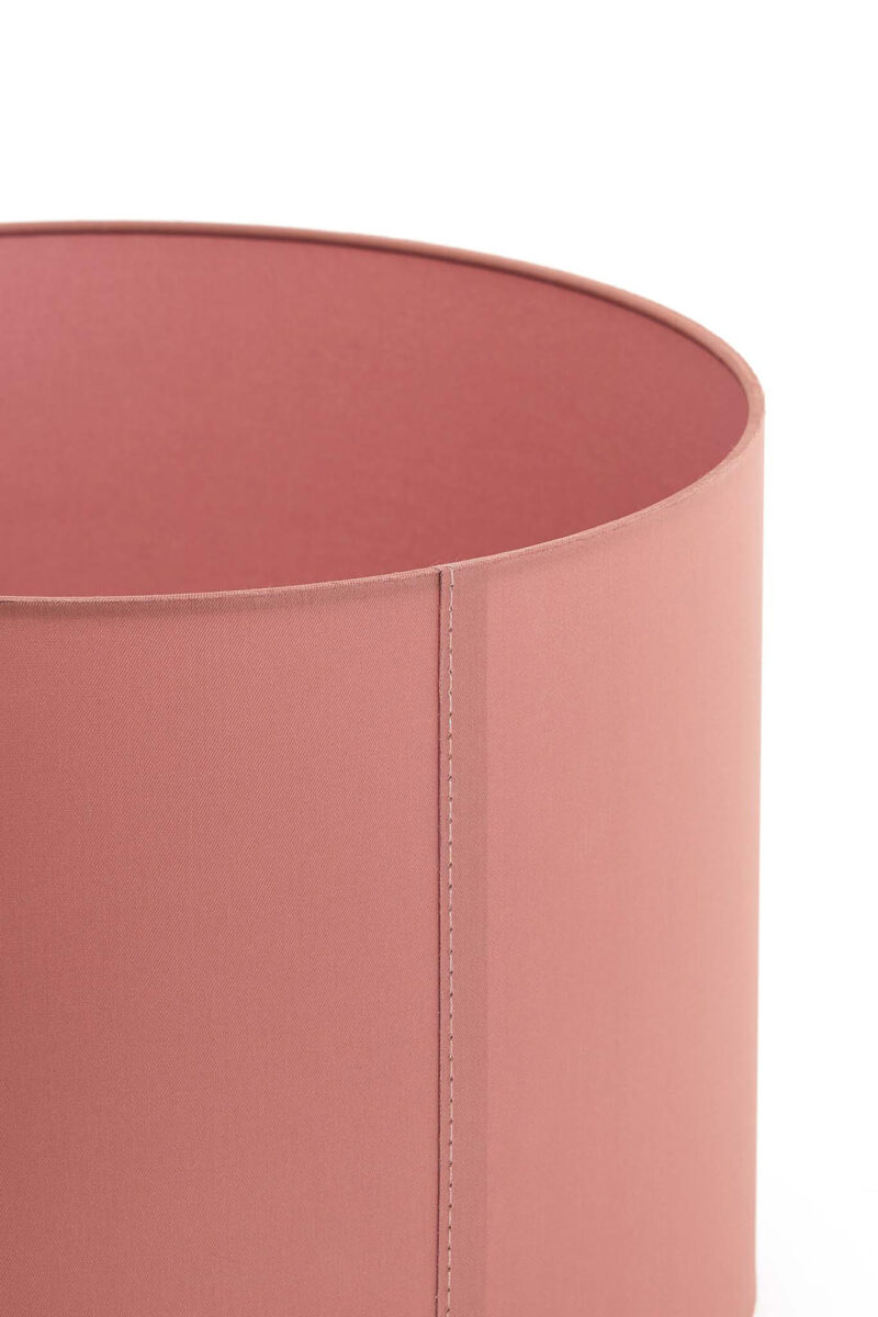 Lámpara de mesa rosa en forma de cilindro Light & Living Imani - Ø 30 cm - Imagen 4