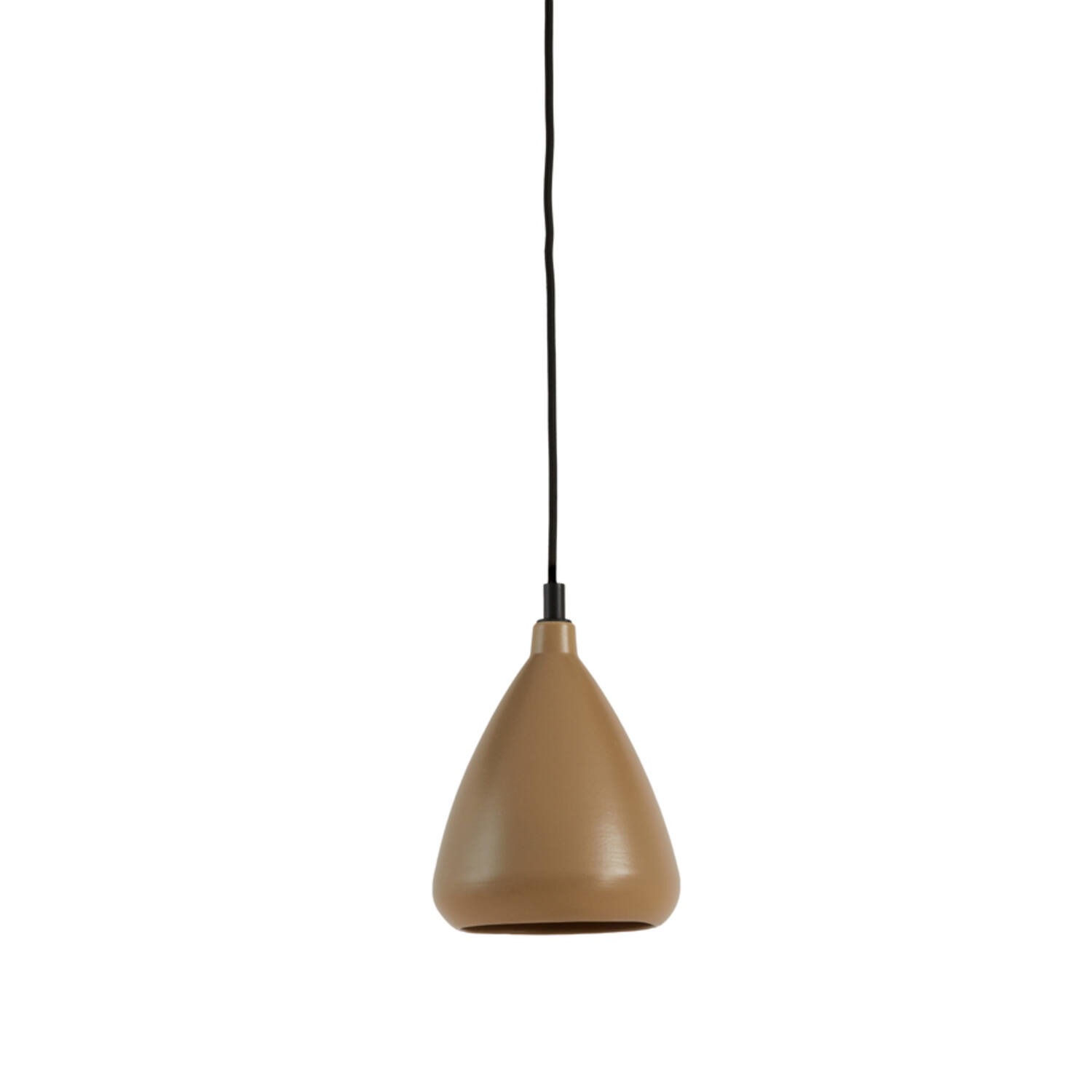 Lámpara marrón con efecto arcilla Light & Living Desi - Ø 18 cm