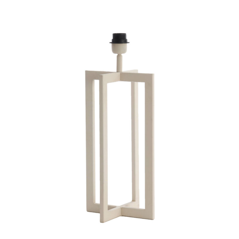 Base de lámpara cuadrada Light & Living Mace - H. 46 cm