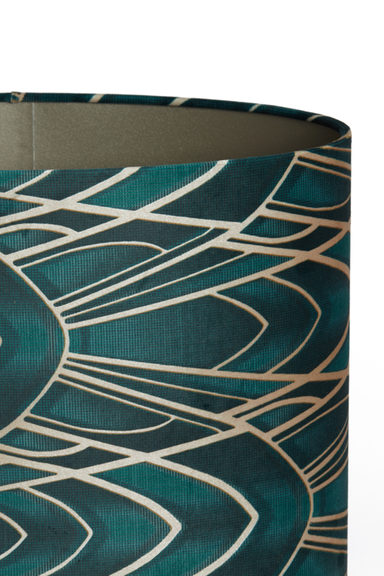 Pantalla de lámpara verde con estampado Light & Living Tiara - Imagen 6