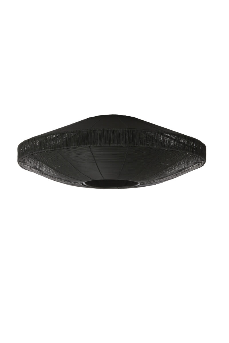 Lámpara de techo ovalada negra de estilo moderno Light & Living Bahala – An. 51 cm - Imagen 2