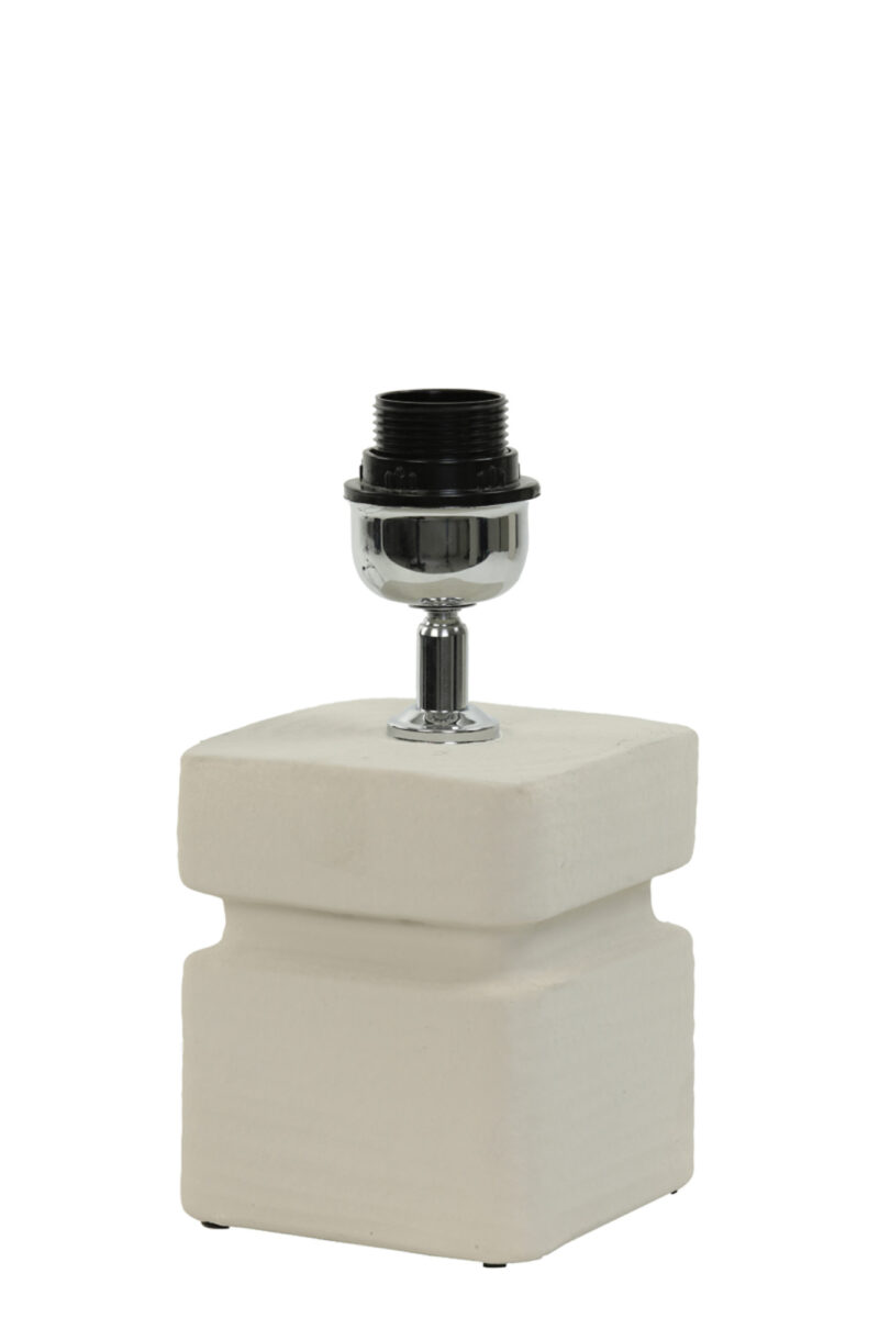 Base de lámpara blanca clásica Light & Living Amta - H. 24,5 cm - Imagen 2