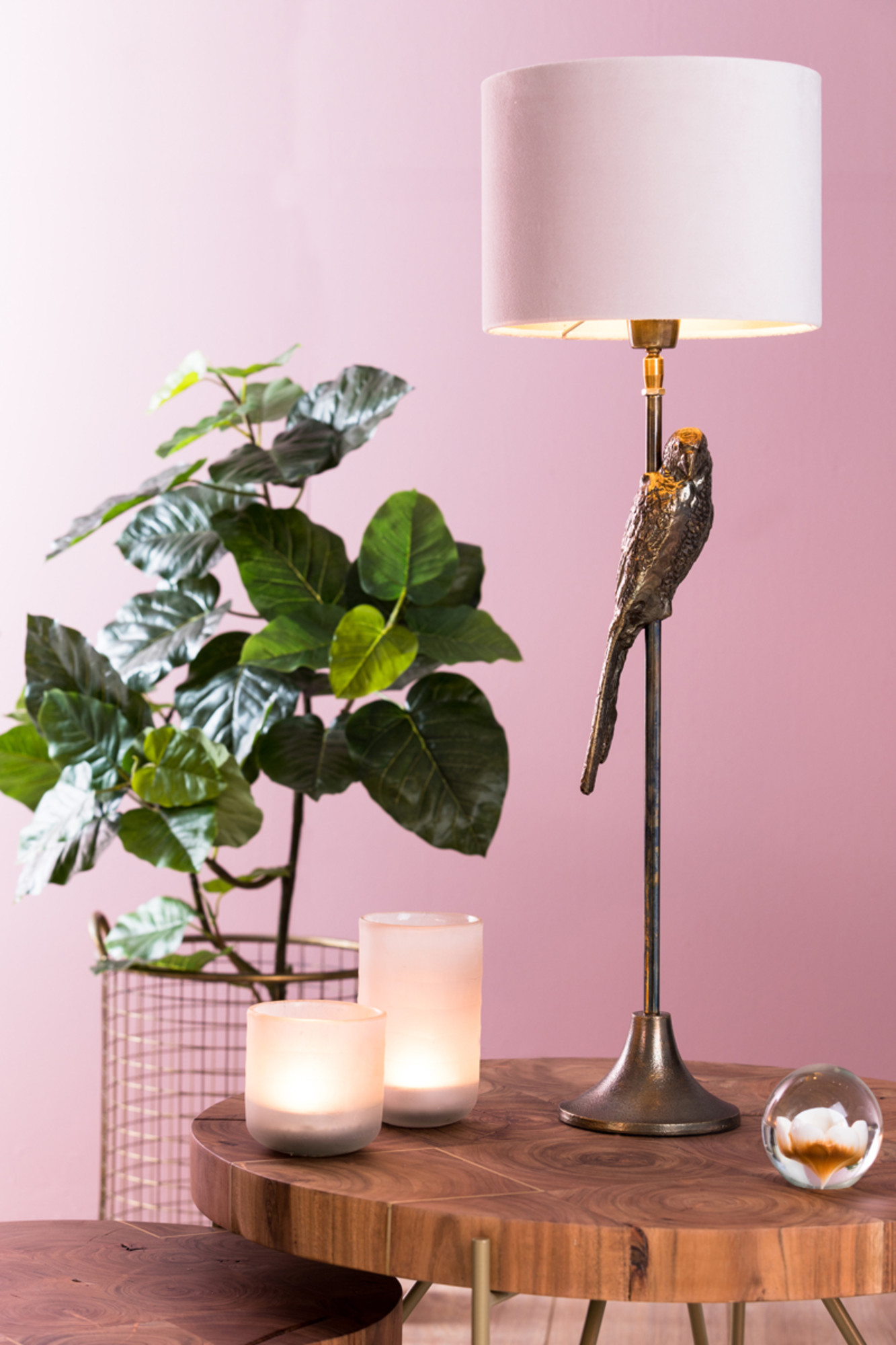 Lámpara de mesa moderna Light & Living Parrot en tono sofisticado - Imagen 4