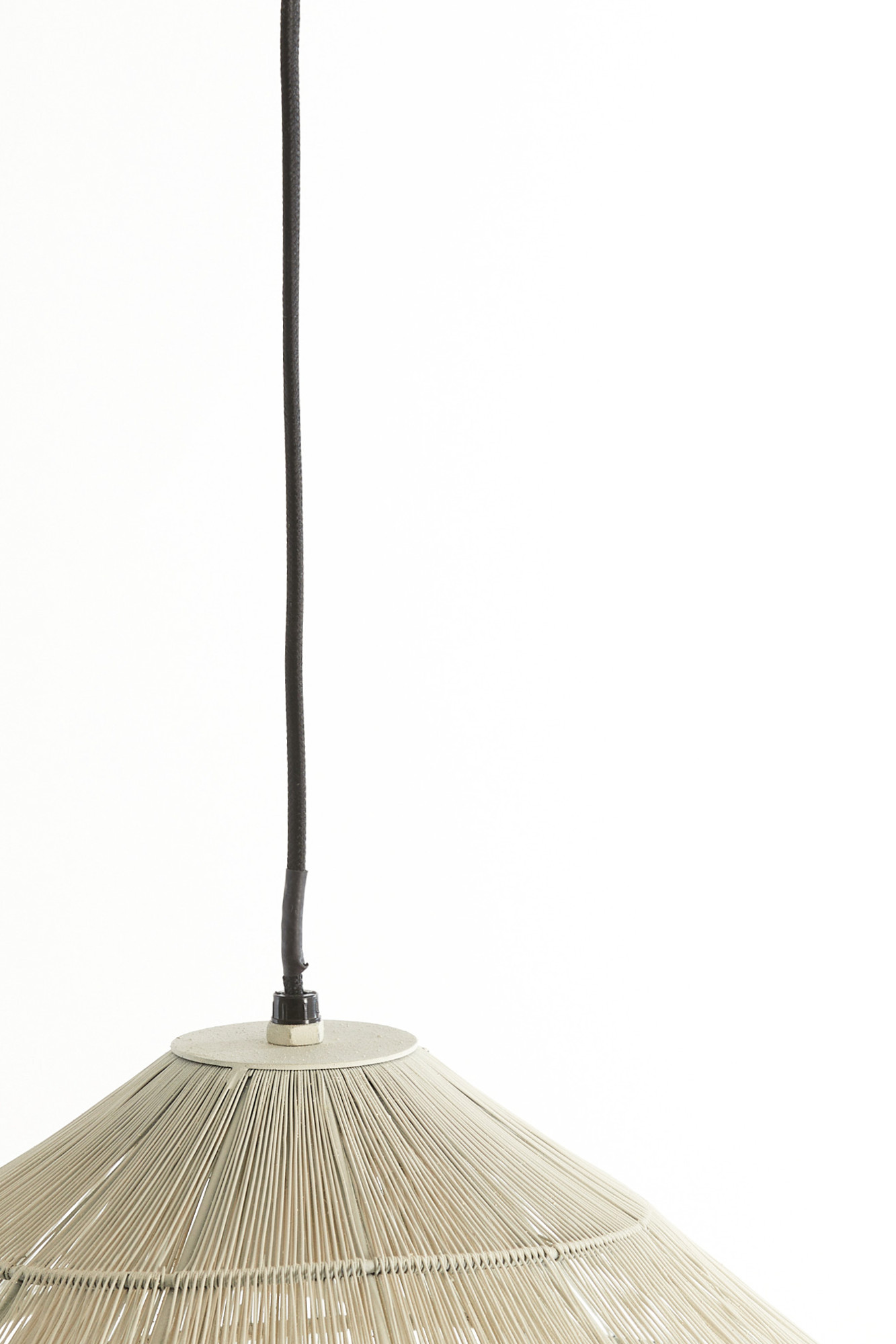 Lámpara ondulada de mimbre natural Light & Living Alameda - Imagen 5