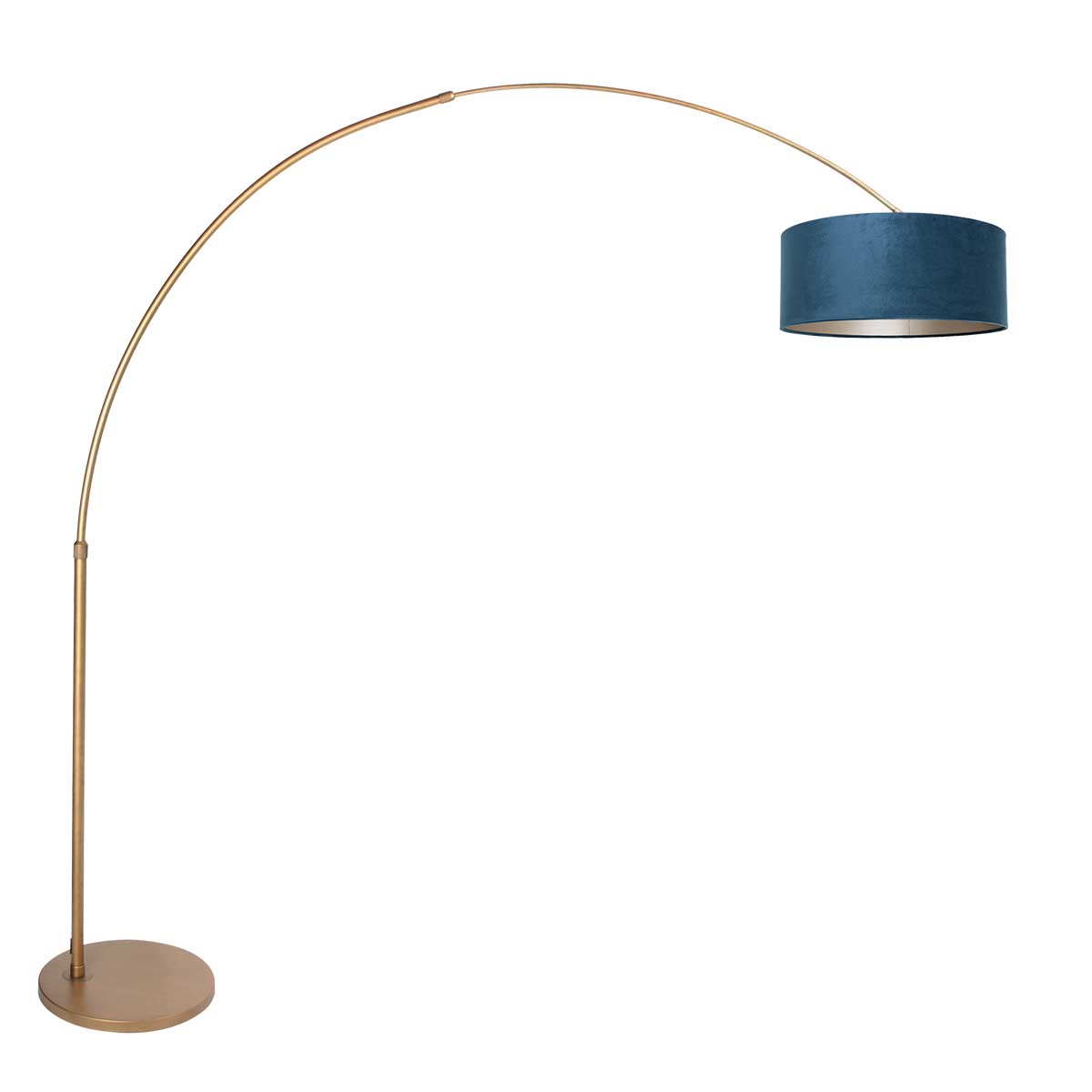 Lámpara bronce con pantalla azul Steinhauer Sparkled Light