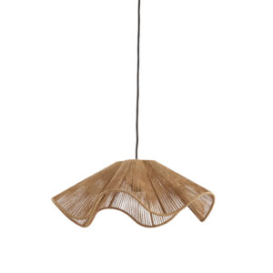 Lámpara natural de forma ondulada Light & Living Fodara - Ø 48 cm