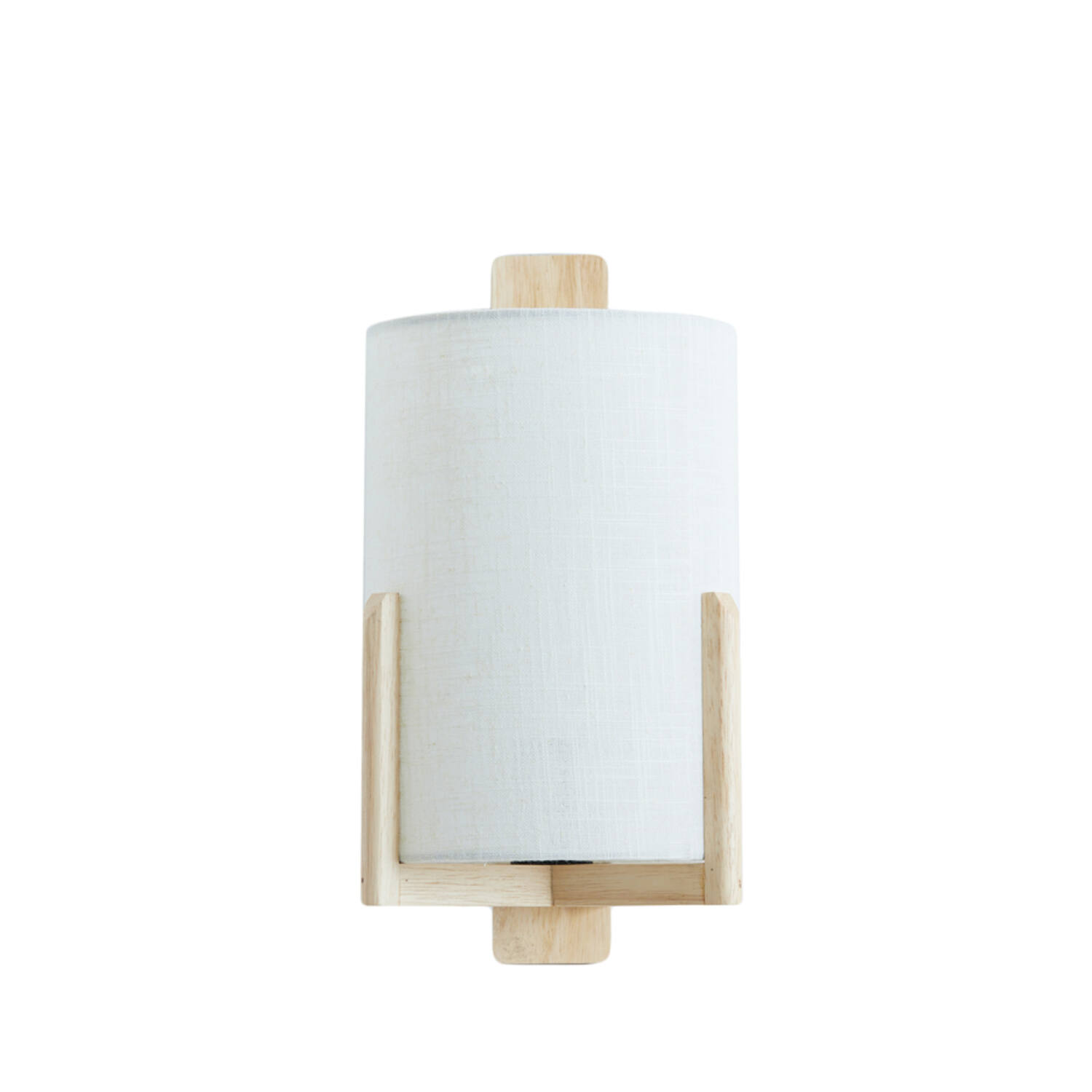 Pantalla blanca diseño cilíndrico Light & Living Litto – H. 36 cm