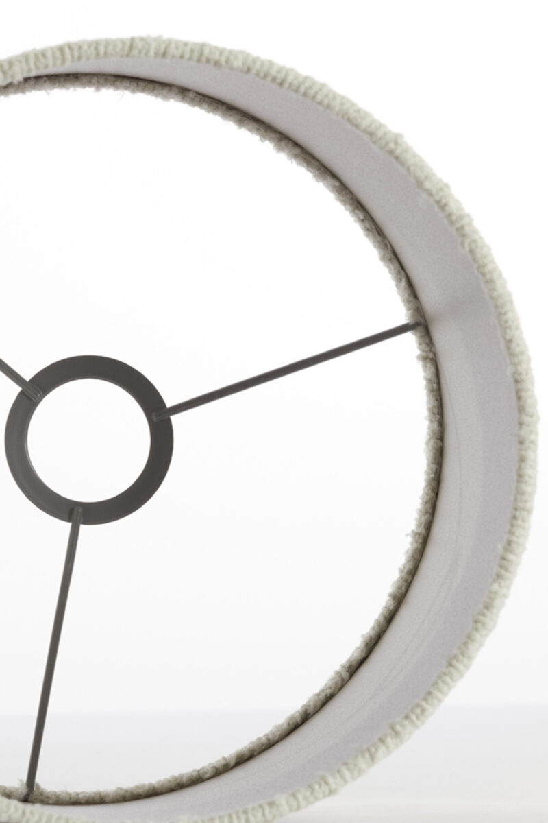 Pantalla de lámpara blanca en forma de cilindro Light & Living Bolero - Ø 25 cm - Imagen 5