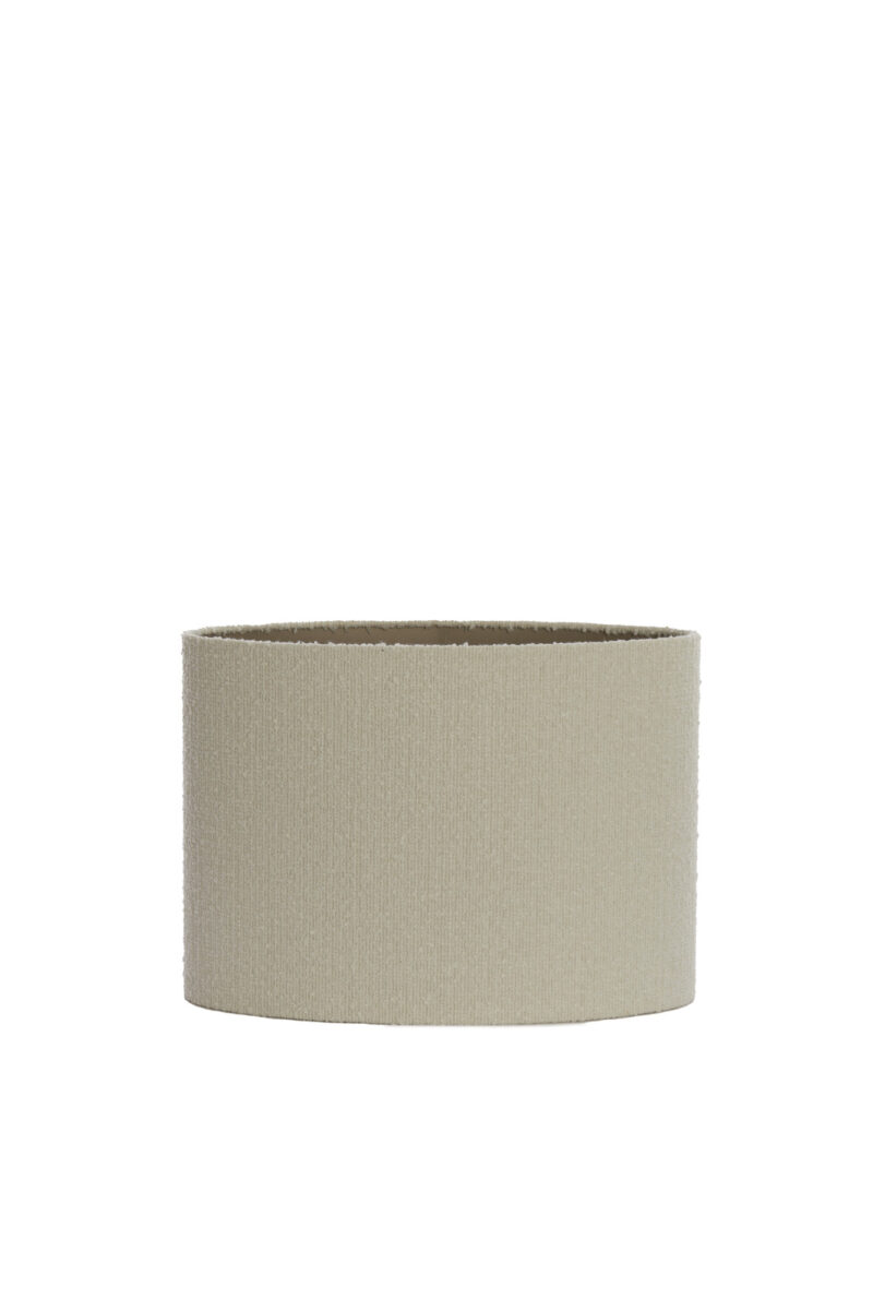 Pantalla cilíndrica beige para una iluminación acogedora Light & Living Bolero - H. 32 cm - Imagen 2