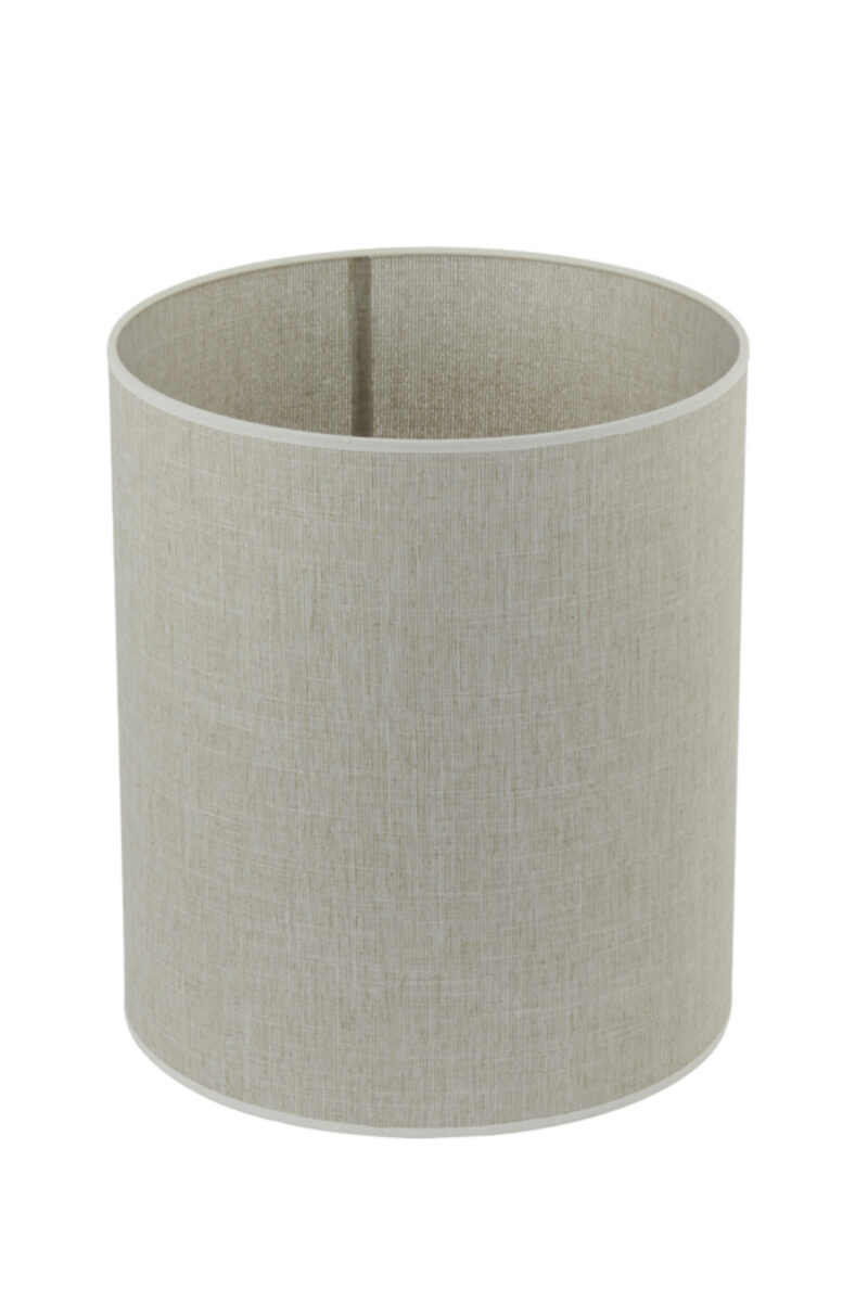 Lámpara de tela cilíndrica beige Light & Living Breska - Ø 35 cm - Imagen 3
