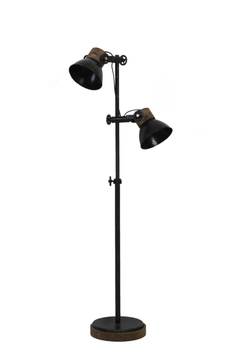 Lámpara de pie industrial negra Light & Living Jody - H. 165 cm - Imagen 5