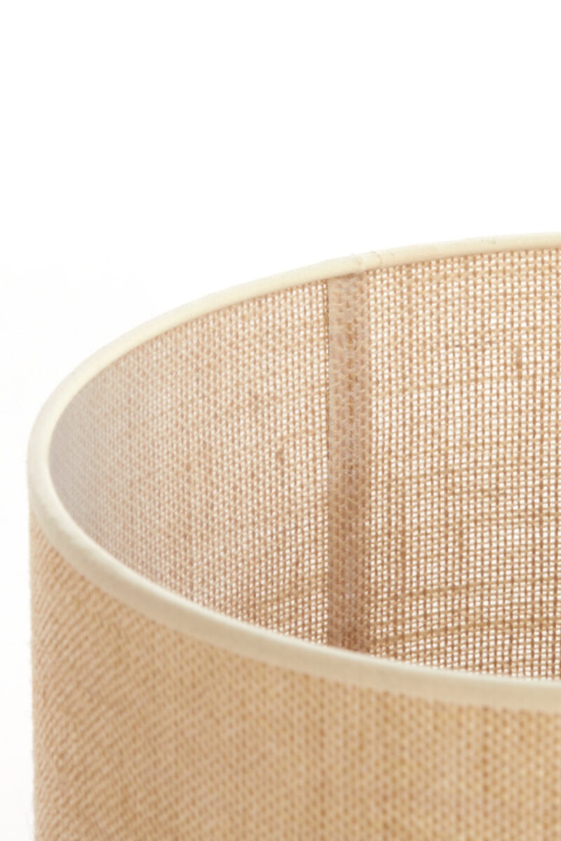 Lámpara de cilindro color beige Light & Living Sendai - Ø 25 cm - Imagen 5