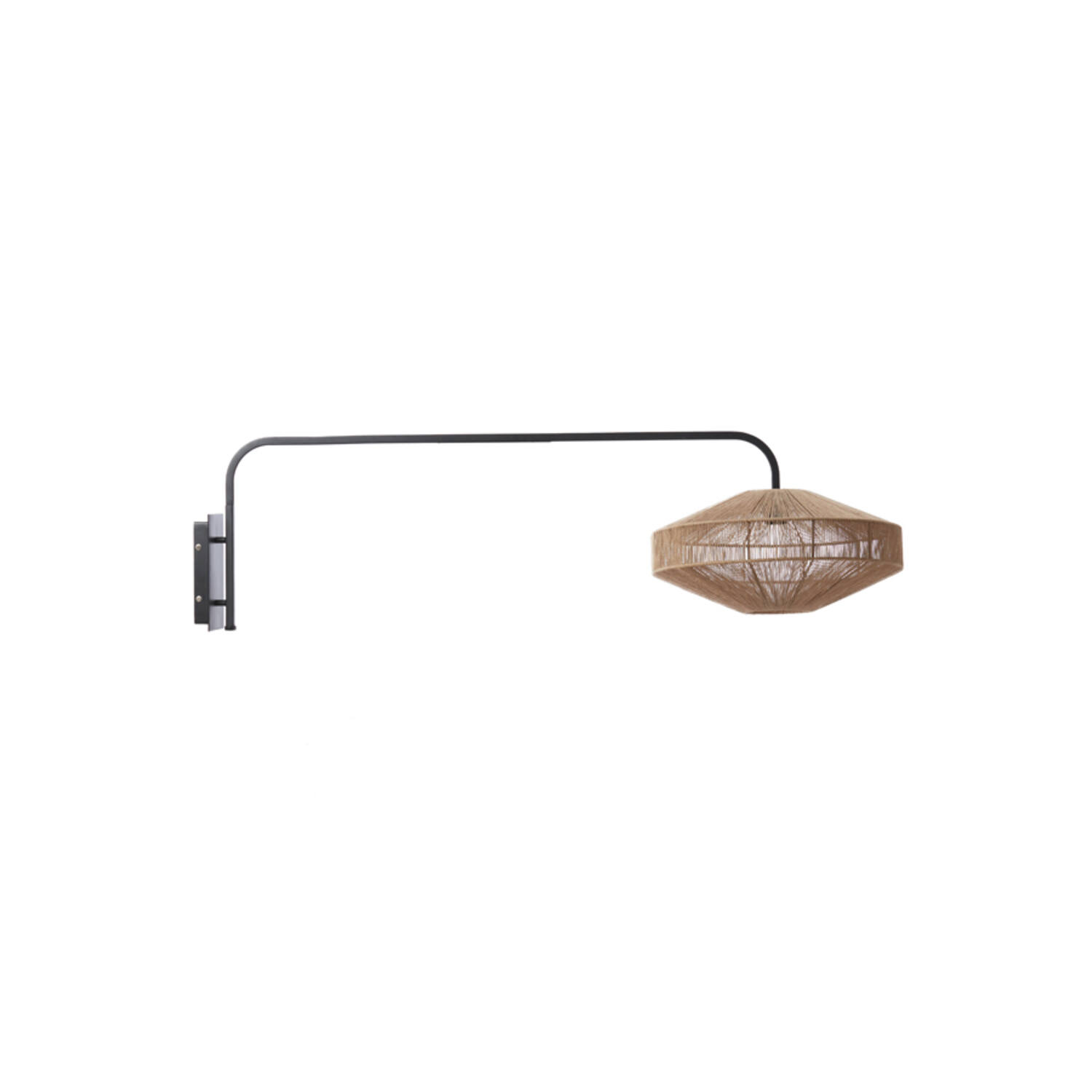 Aplique de pared de ratán para montaje mural Light & Living Lyra – H. 115 cm