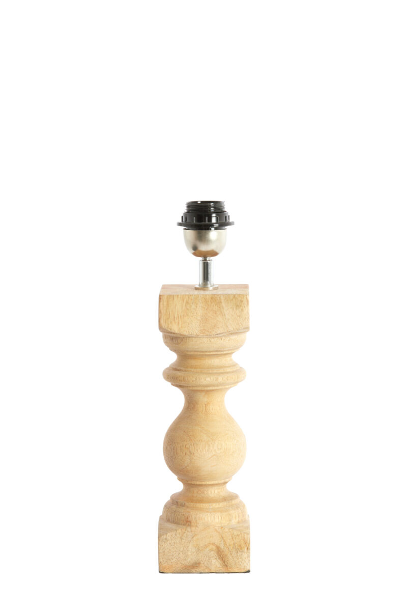 Base de lámpara decorativa de madera Light & Living Cumani - H. 36 cm - Imagen 2