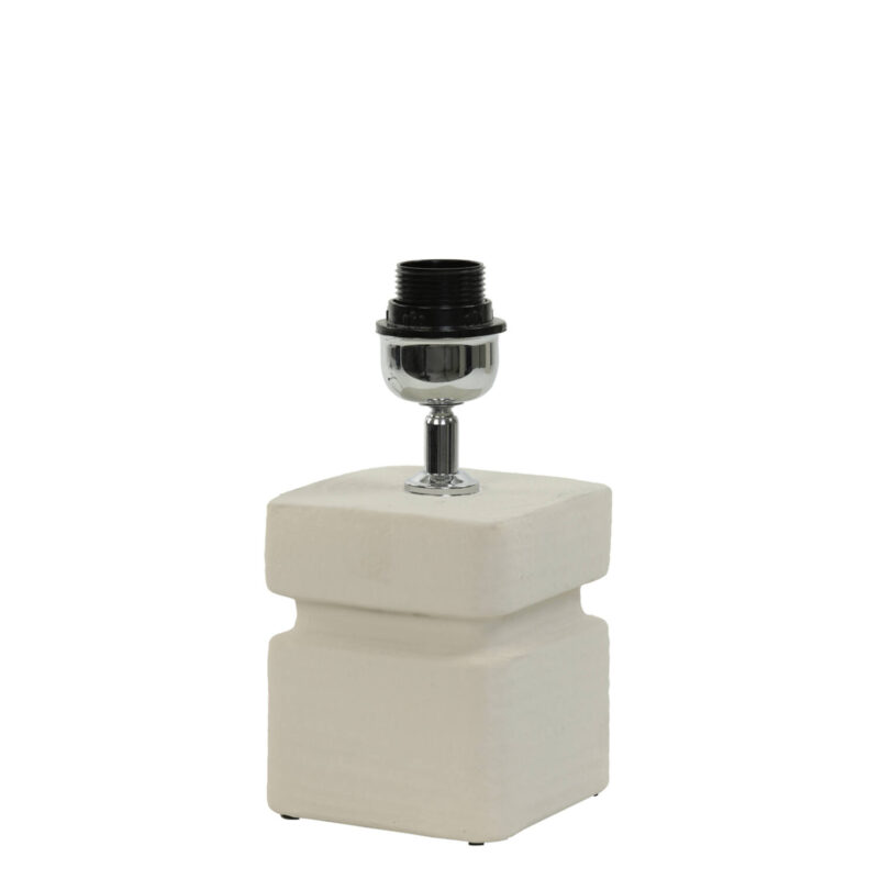 Base de lámpara blanca clásica Light & Living Amta - H. 24,5 cm