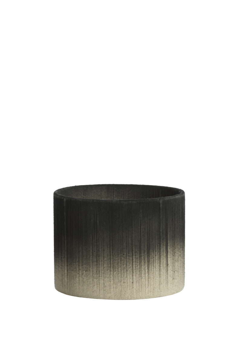 Pantalla de lámpara ombre gris en forma de cilindro Light & Living Tossa - Ø 25 cm - Imagen 2