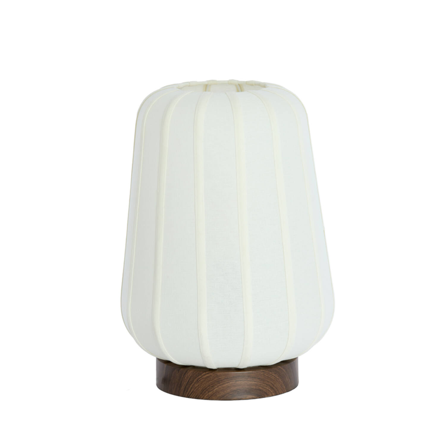 Lámpara de tela en color crema Light & Living Bibury – H. 41,5 cm