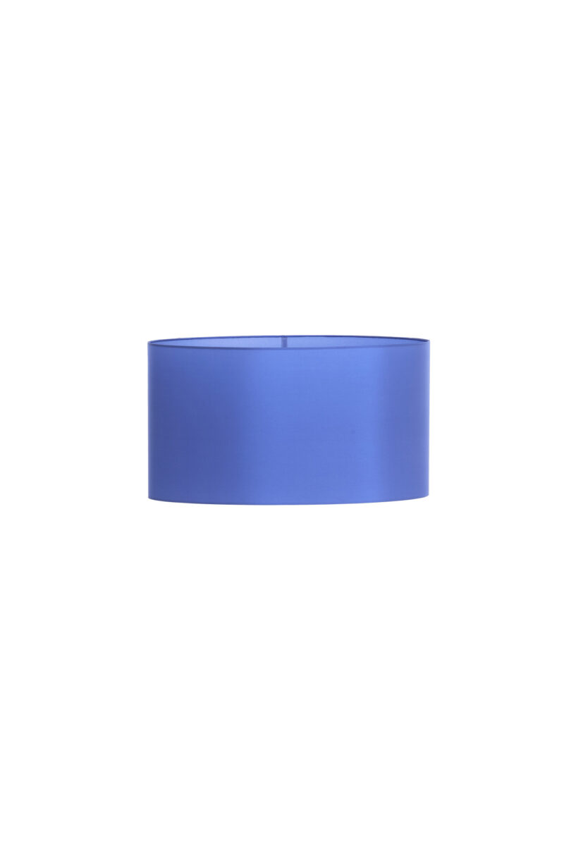 Pantalla de lámpara cilíndrica colorida en azul Light & Living Paradox - H. 25 cm - Imagen 2