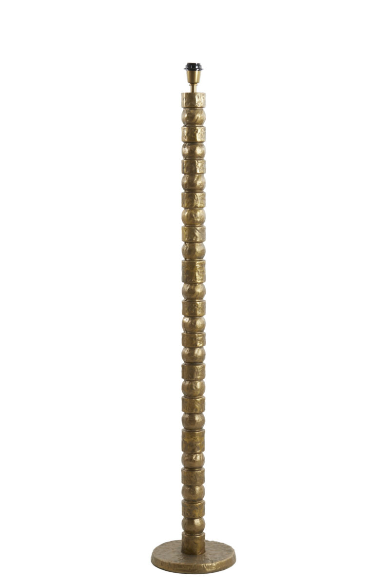 Base de lámpara dorada con relieve Light & Living Akti - H. 146 cm - Imagen 2