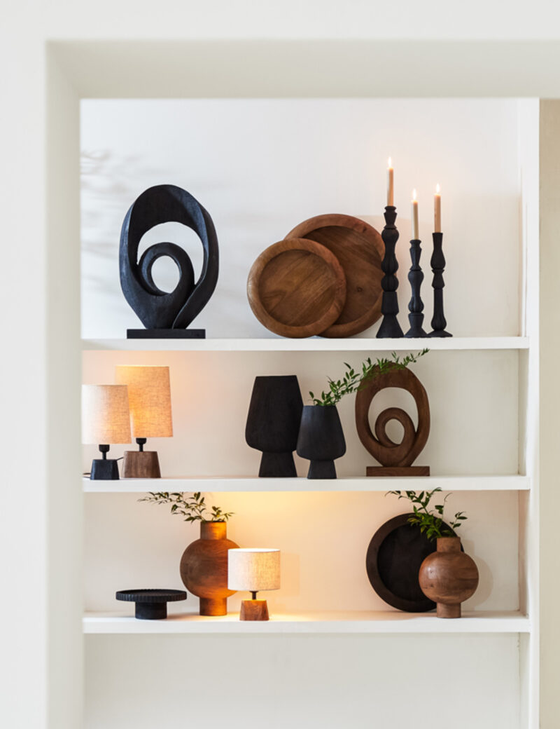 Lámparas de mesa elegantes Light & Living Kardan para cualquier espacio – H. 19 cm - Imagen 4