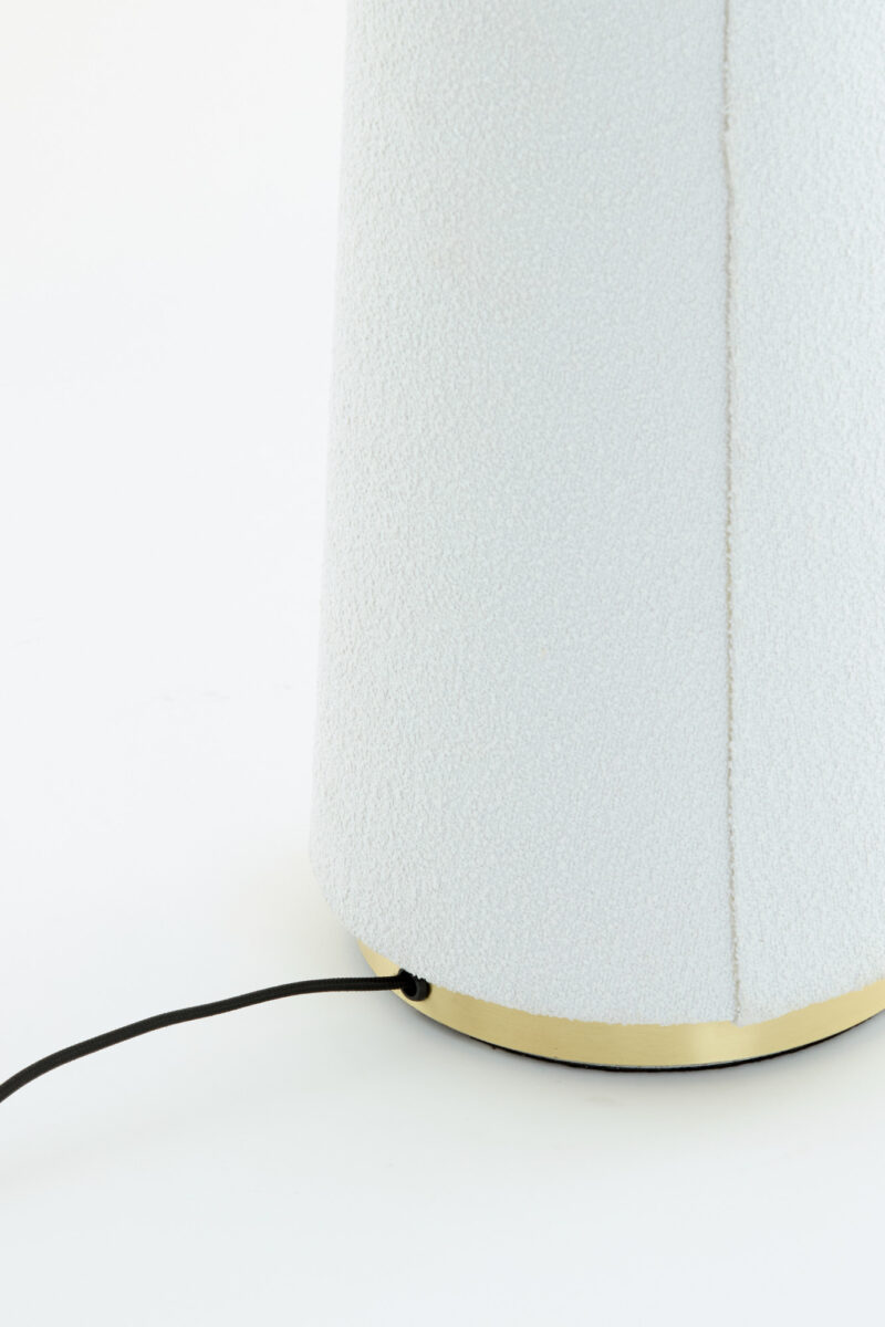 Lámpara de pie cónica blanca estilo escandinavo Light & Living Devia - H. 168 cm - Imagen 5