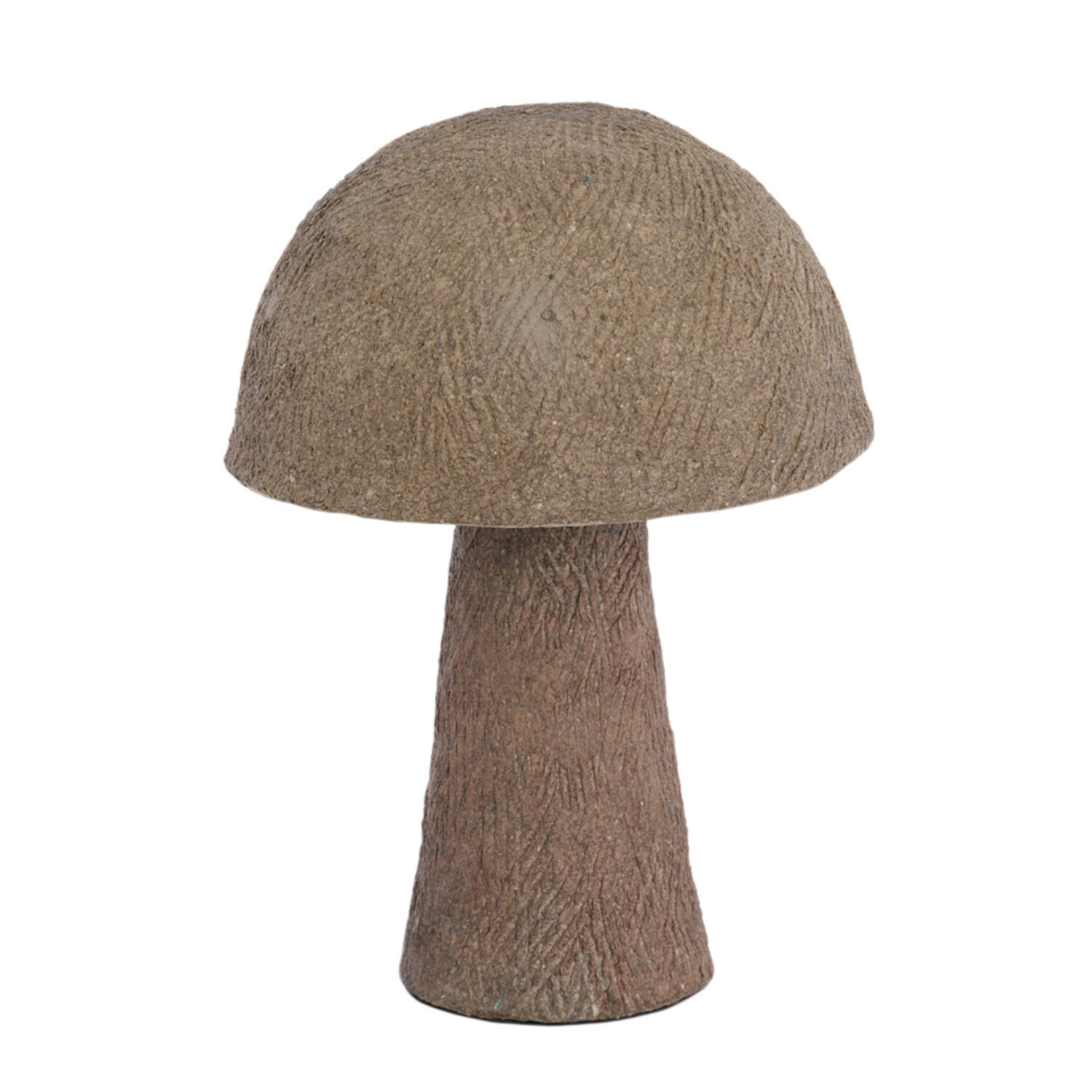 Lámpara de mesa con forma de seta Light & Living Chirlo en tono tierra – H. 45 cm