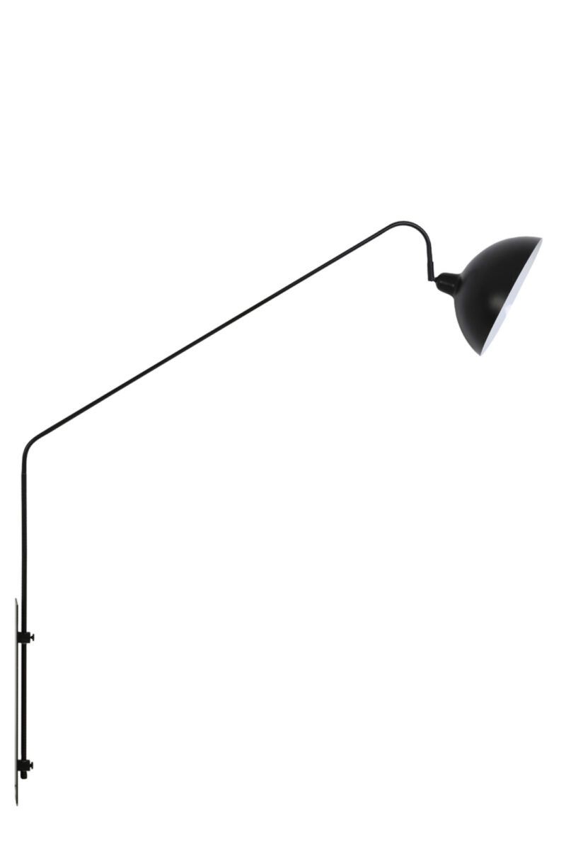 Aplique de pared negro con brazo largo Light & Living Orion – H. 127 cm - Imagen 3