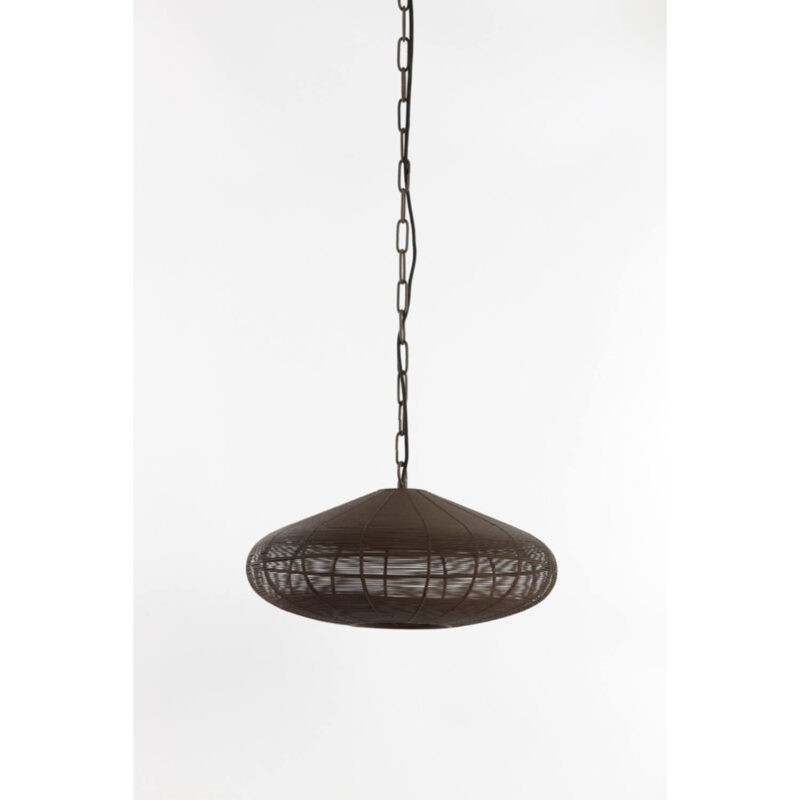 Lámpara colgante redonda con cúpula metálica Light & Living Bahoto - Ø 60 cm