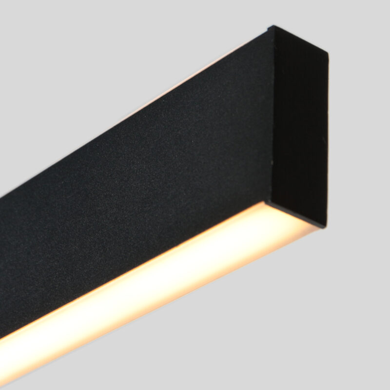 Lámpara colgante negra con luz arriba y abajo Mexlite BrightLine - Imagen 4