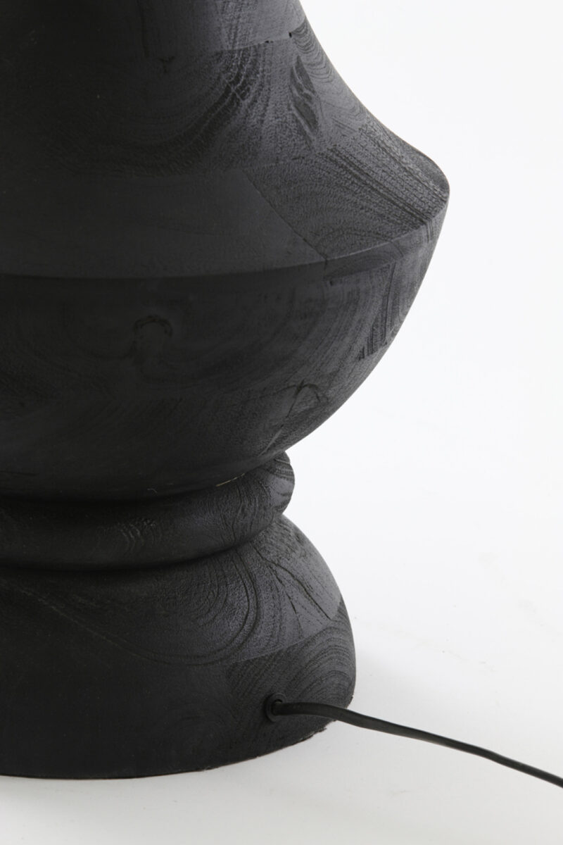 Base de lámpara de mesa negra elegante Light & Living Nicolo - H. 130 cm - Imagen 4
