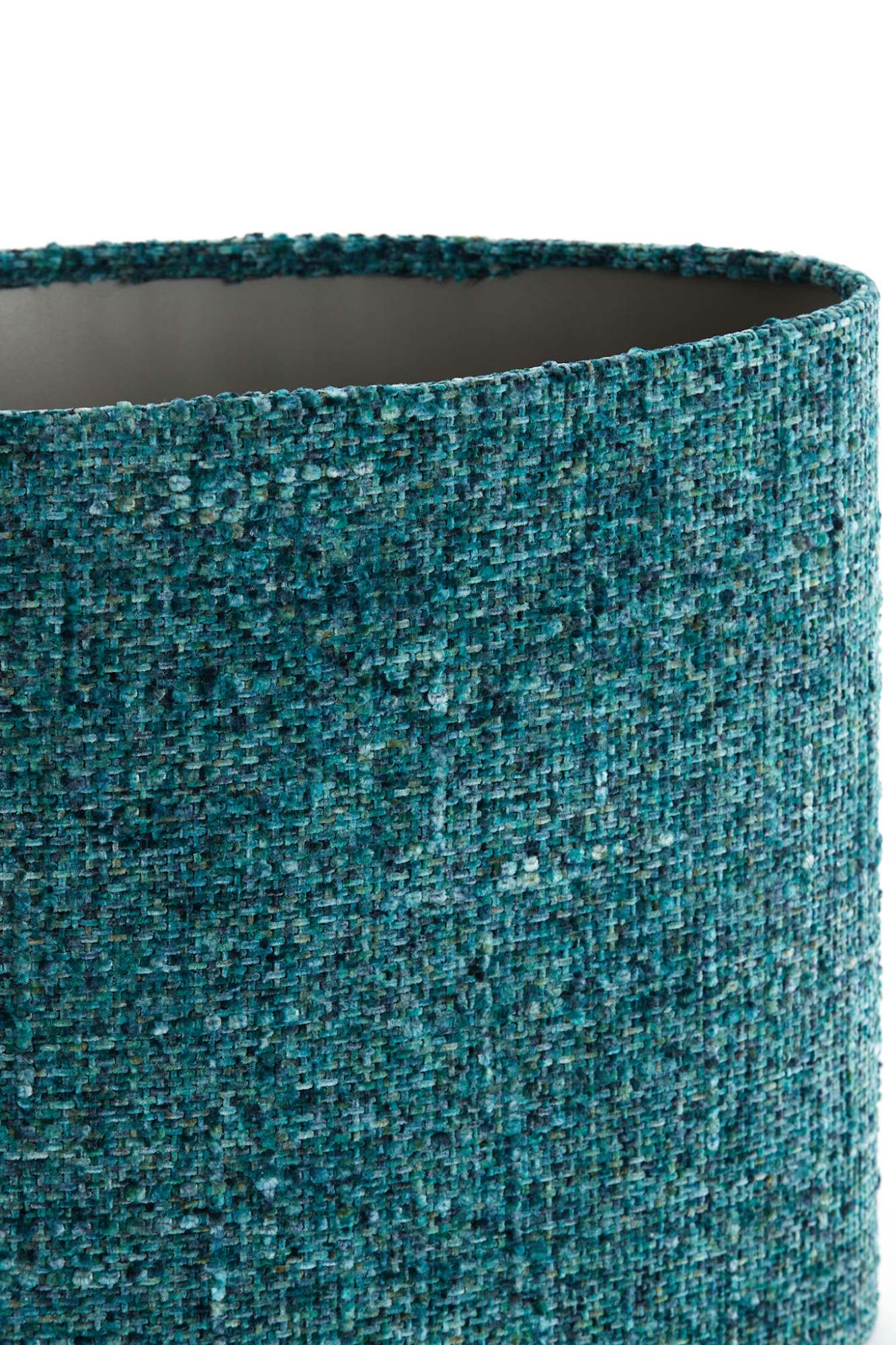 Pantalla de lámpara de tela turquesa en forma cilíndrica Light & Living Osire - Imagen 6