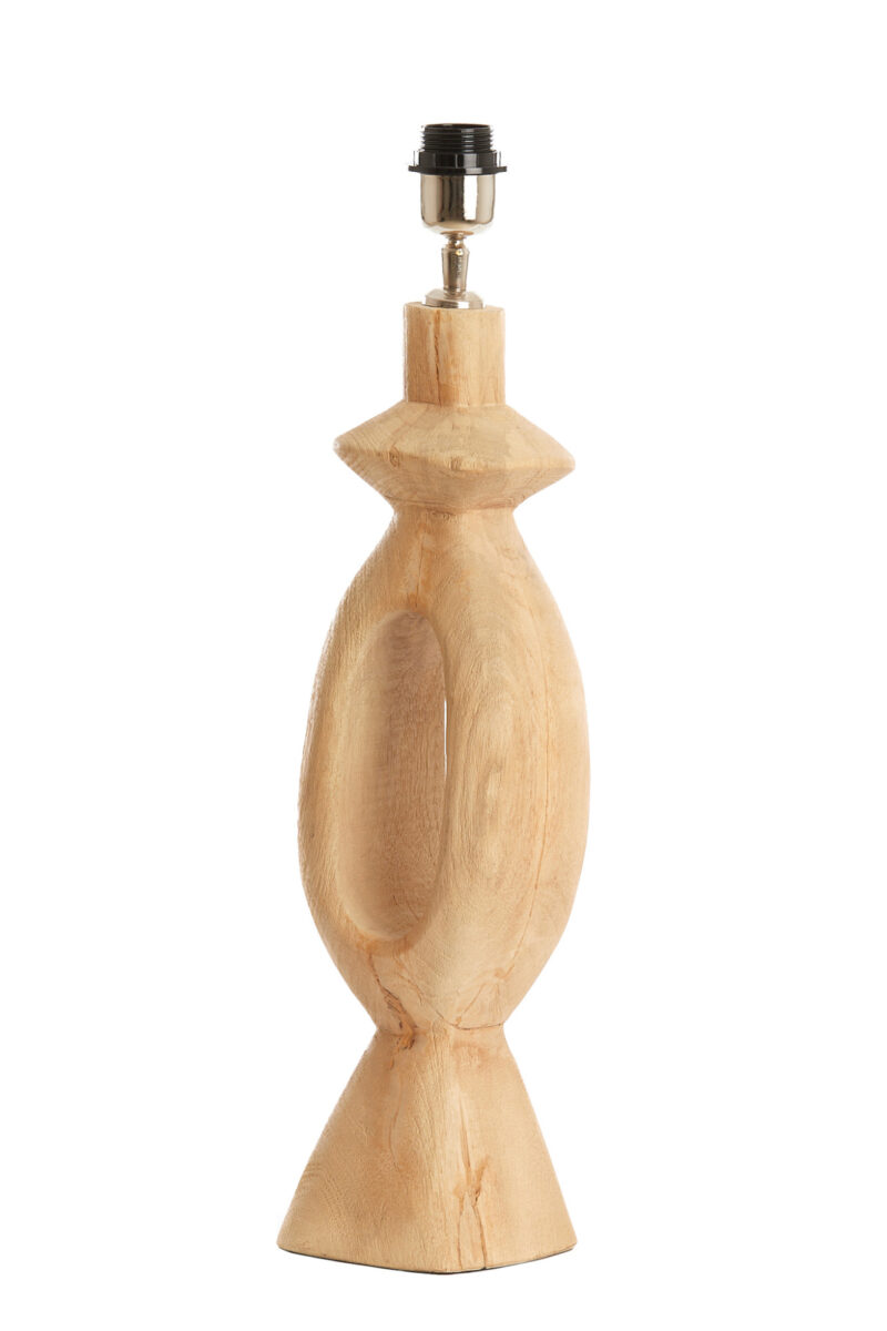 Base de lámpara de madera decorativa Light & Living Django - H. 58 cm - Imagen 3