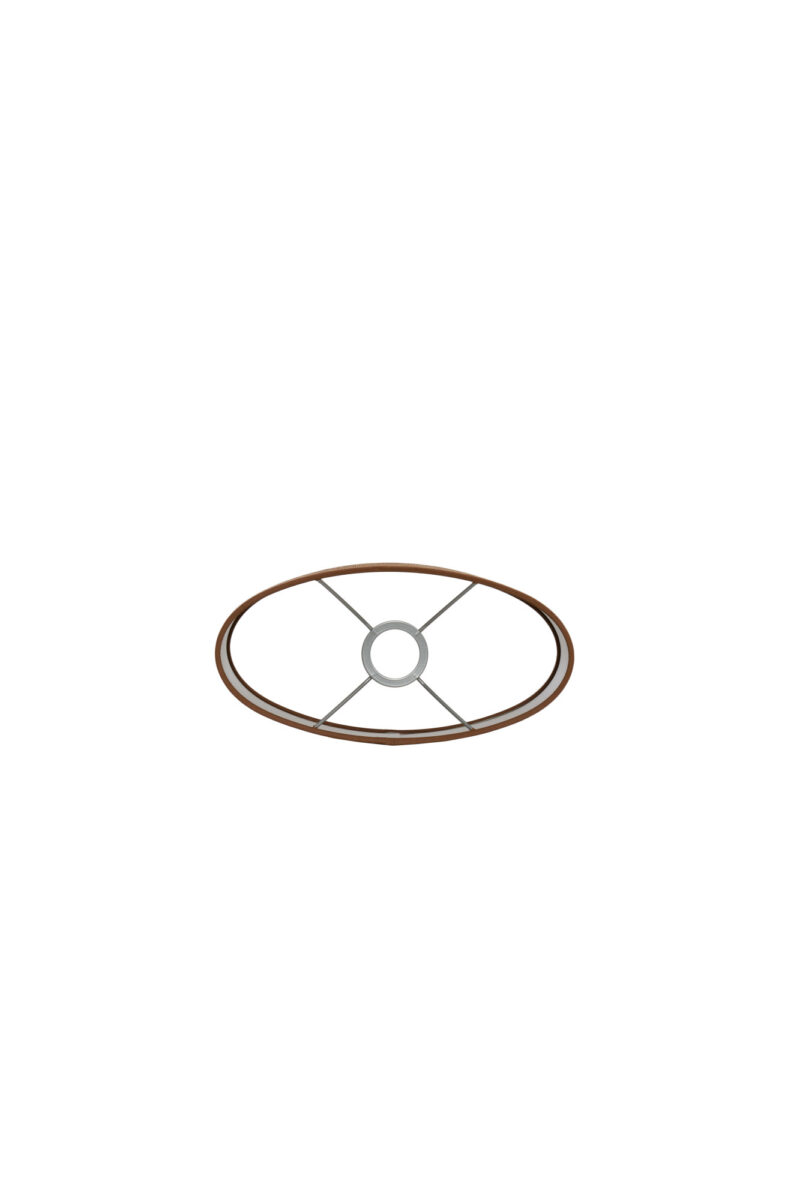 Lámpara de cilindro marrón para ambiente Light & Living Penny - H. 25 cm - Imagen 7