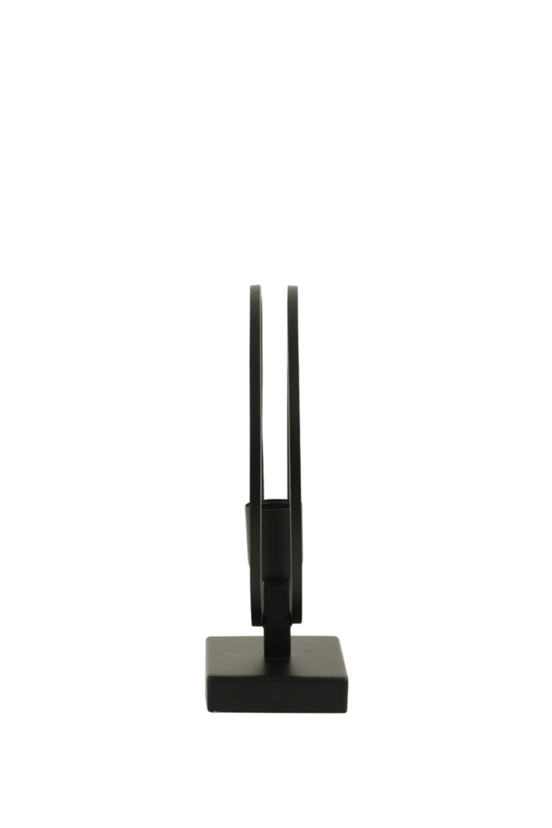Base de lámpara de metal negro Light & Living Rudra - H. 30 cm - Imagen 7