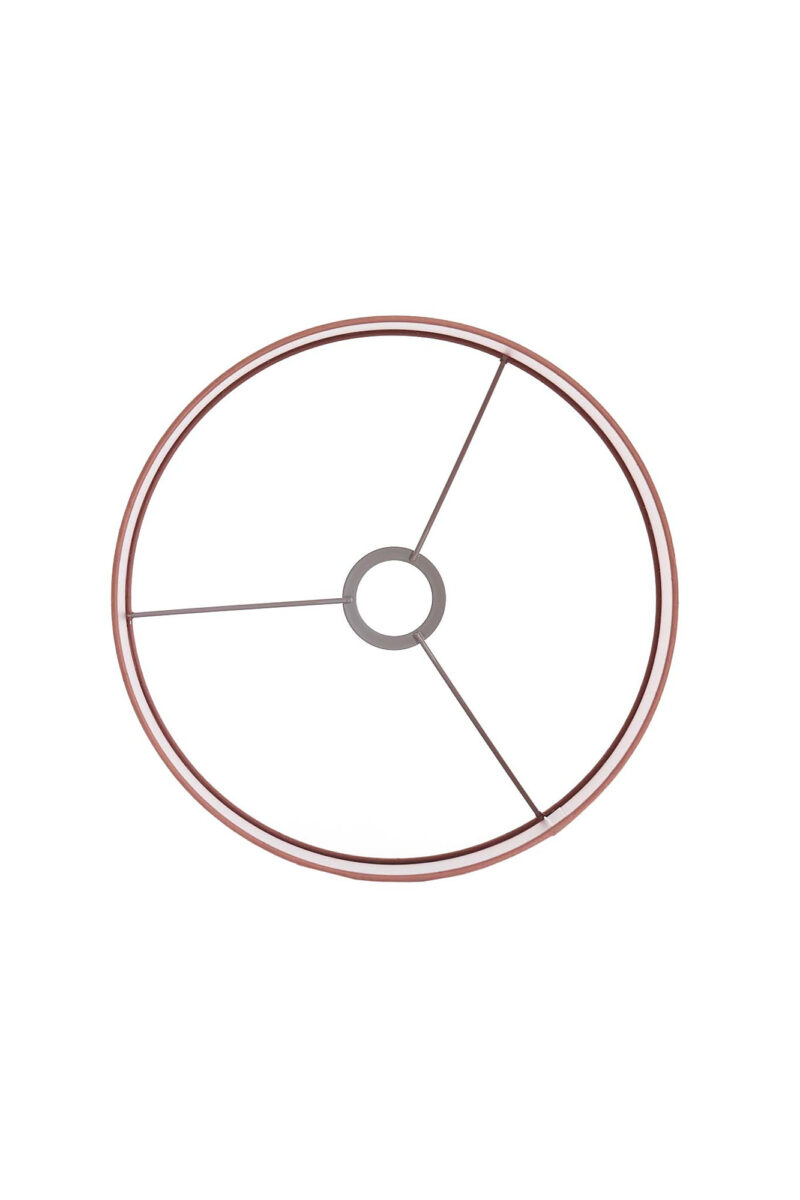 Lámpara de mesa rosa en forma de cilindro Light & Living Imani - Ø 30 cm - Imagen 6
