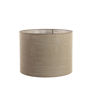 Pantalla de lámpara cilíndrica beige Light & Living Caden - Ø 50 cm