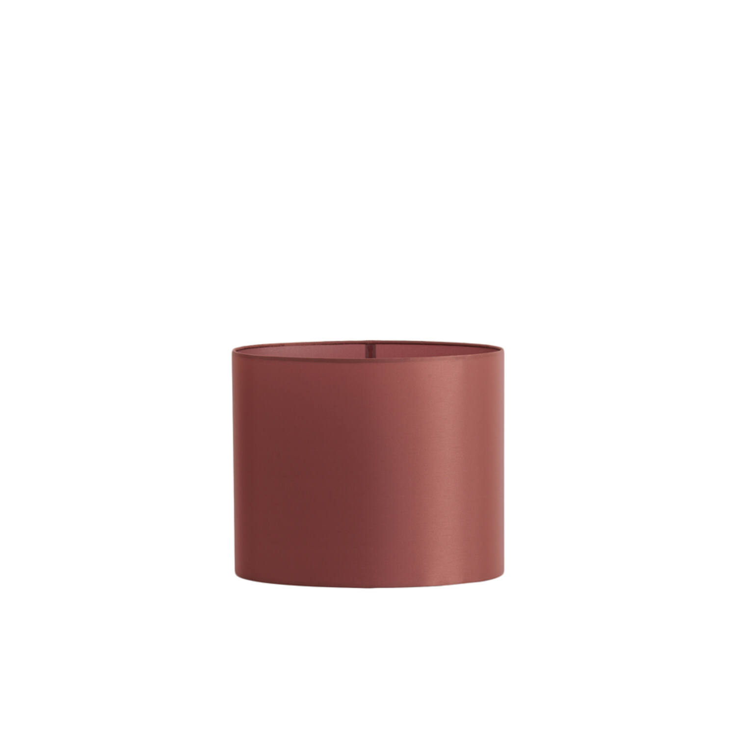 Pantalla de lámpara cilíndrica burdeos Light & Living Imani - H. 25 cm