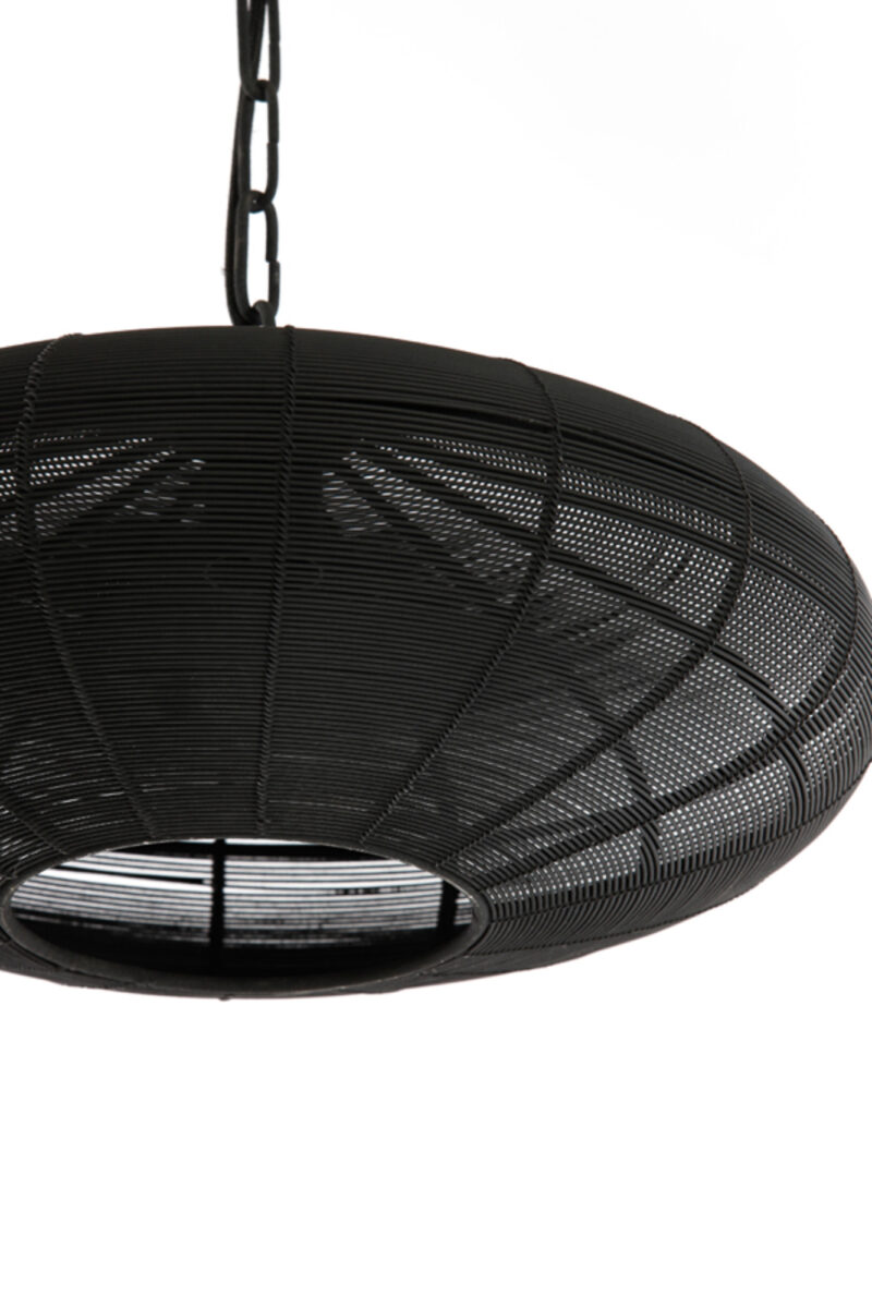 Lámpara negra con cadena metálica Light & Living Bahoto - Ø 40 cm - Imagen 3