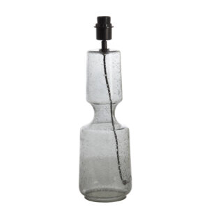 Base de lámpara de cristal con burbujas Light & Living Labin - H. 51 cm