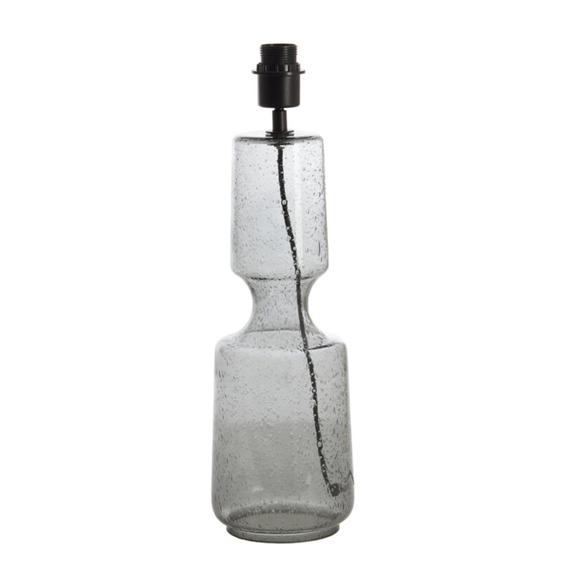 Base de lámpara de cristal con burbujas Light & Living Labin - H. 51 cm