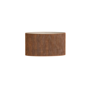 Pantalla cilíndrica marrón para lámpara Light & Living Penny – H. 32 cm