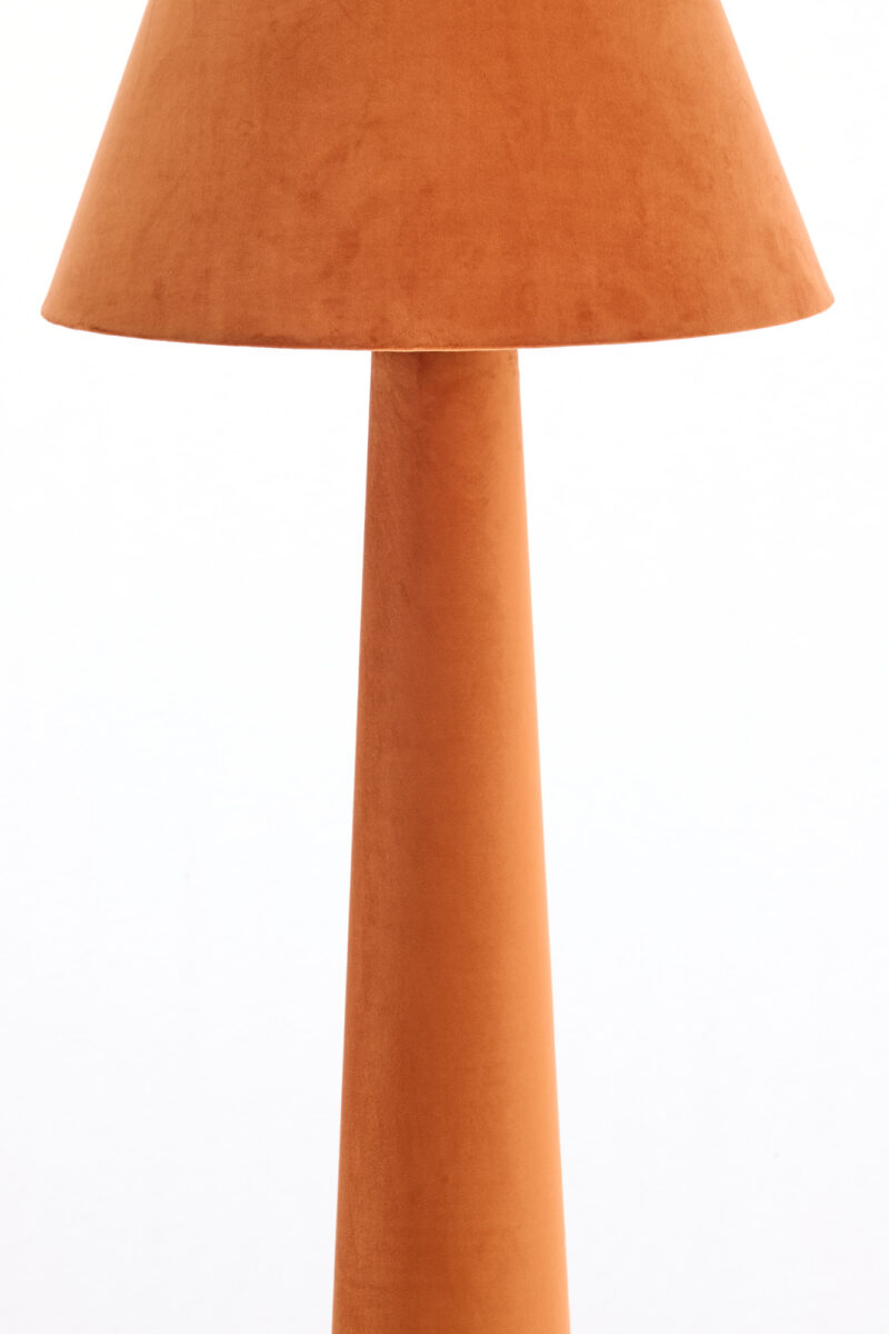 Lámpara de pie naranja con estilo retro Light & Living Devia - H. 168 cm - Imagen 4