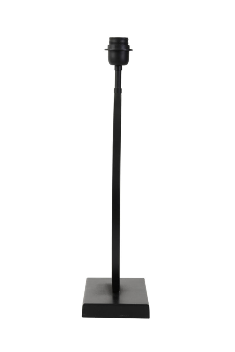 Base de lámpara negra circular Light & Living Liva - H. 53 cm - Imagen 3