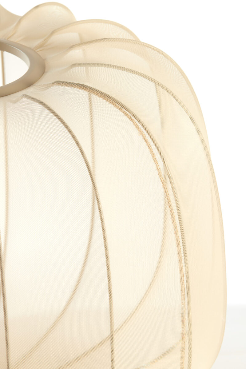 Pantalla de lámpara de tela transparente Light & Living Plumeria - Ø 50 cm - Imagen 5