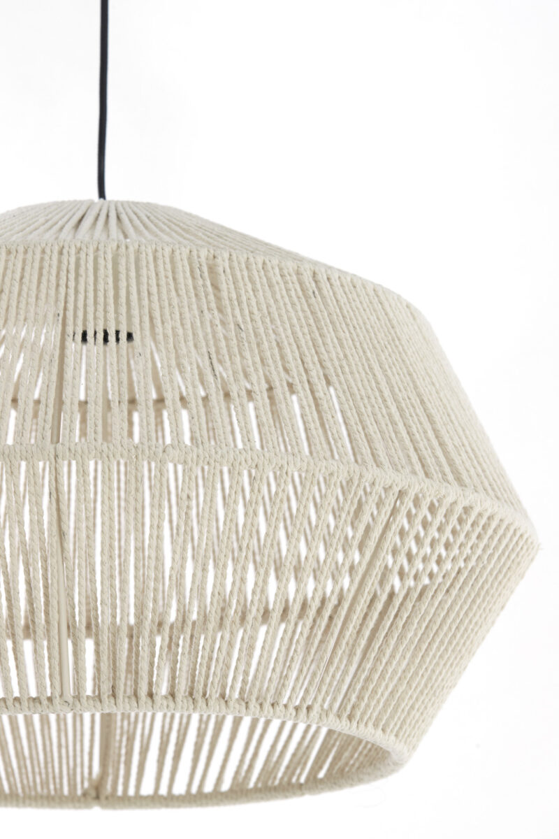 Lámpara de alambre en color crema Light & Living Deya - Ø 49 cm - Imagen 3