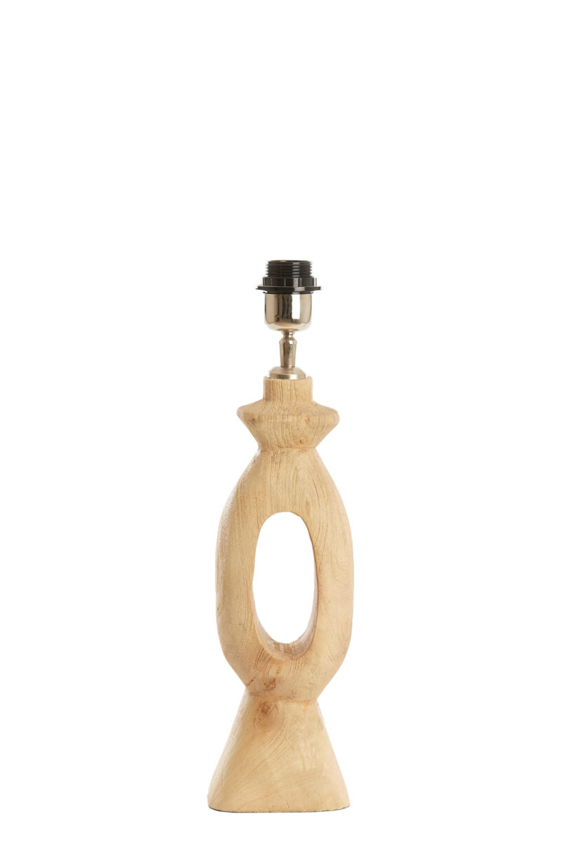 Escultura de pie de lámpara de madera Light & Living Django - H. 45 cm - Imagen 2