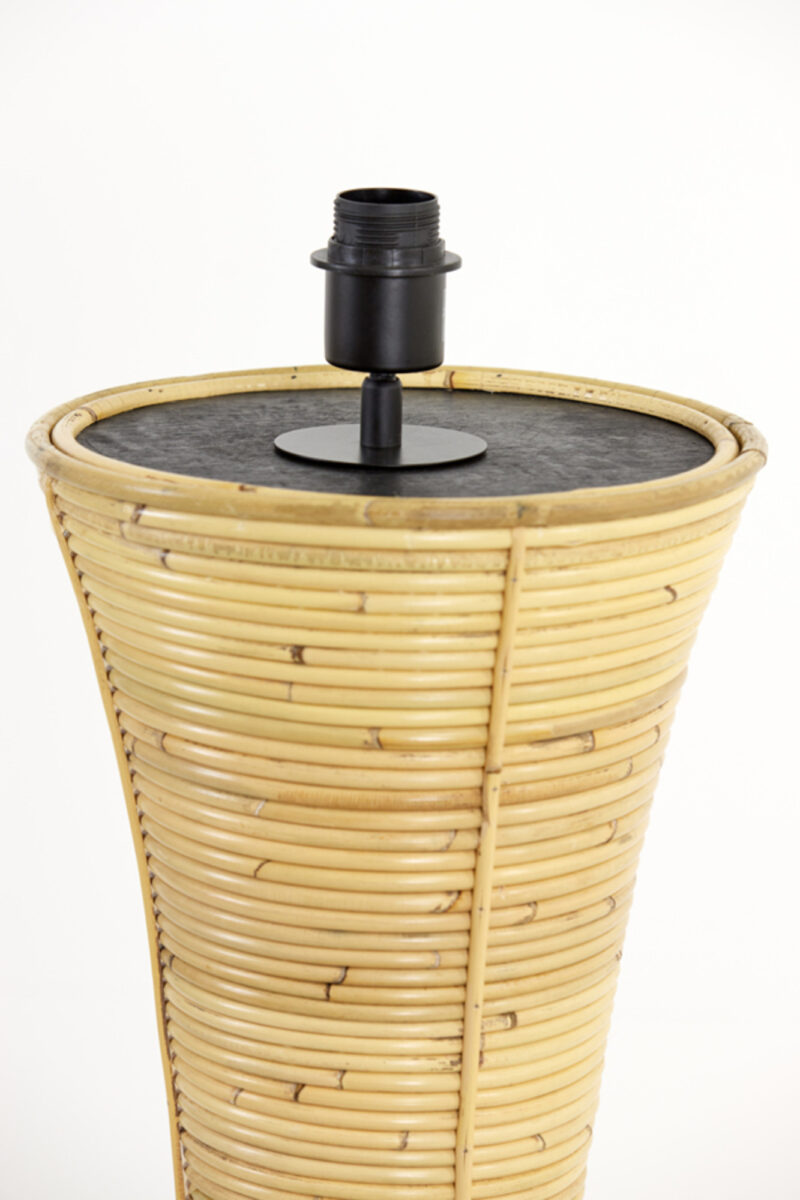 Base de lámpara de mimbre en forma de jarrón Light & Living Bupak - H. 60 cm - Imagen 3