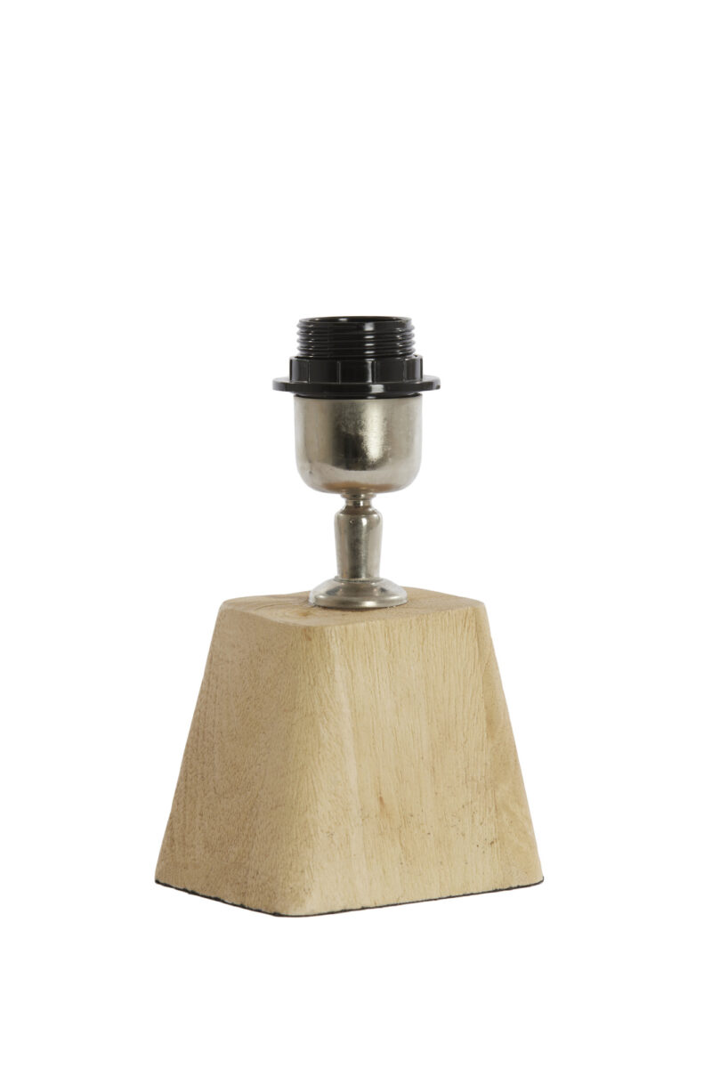 Base de lámpara de madera moderna Light & Living Kardan - H. 19 cm - Imagen 3