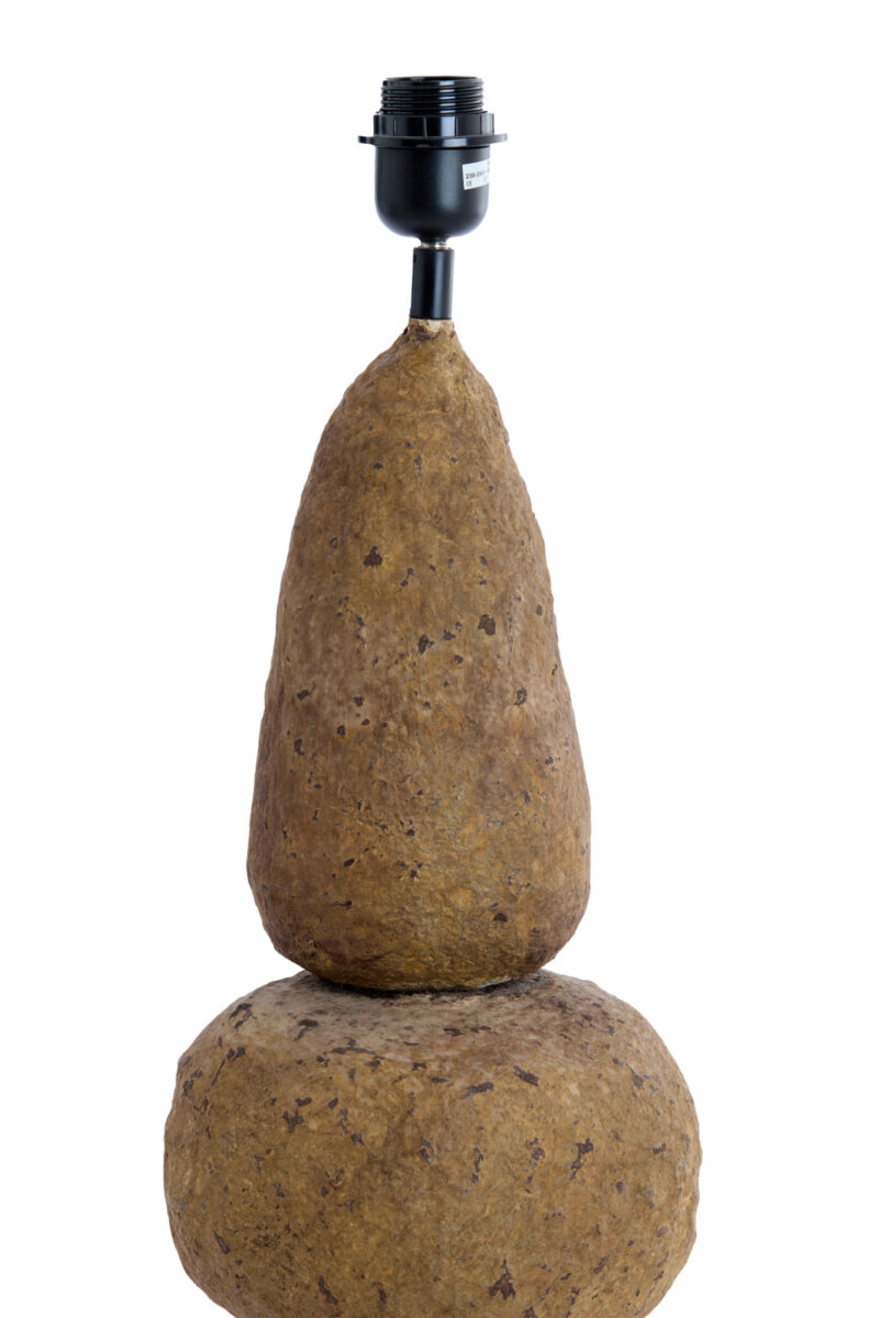 Base de lámpara de piedra diseño rústico Light & Living Marree - H. 72 cm - Imagen 3